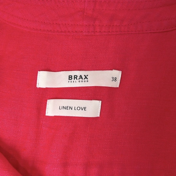 NWOT Vibrant fuchsia pink BRAX linen dress - Picture 8 of 8